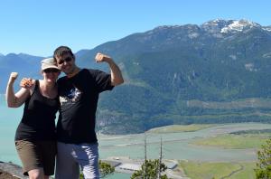 Jason and I at the top of The Chief in 2011